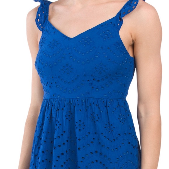 SINCERELY JULES
Eyelet Tiered Maxi Dress - Picture 9 of 11